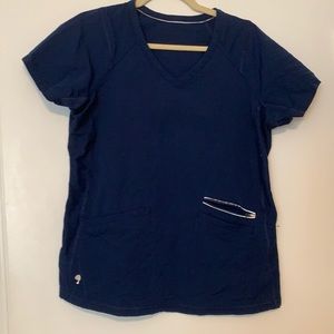 HH360 scrub top navy